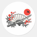 Recherche de japonais autocollants Soleil rouge
