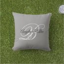 Recherche de gris blanc noir coussins Monogramme