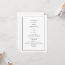 Recherche de ensembles mariage invitations Élégant