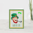 Recherche de leprechauns vœux cartes Patrick