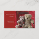 Recherche de nounours cartes visite Pour elle