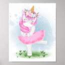 Recherche de ballerine posters bébés enfants Couronne de fleurs