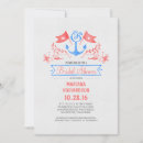 Recherche de douche nuptiale bateau invitations Ancre