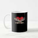 Recherche de amour gothique tasses Main squelette
