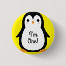 Recherche de anniversaire de pingouin badges Hiver