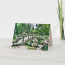 Recherche de jardin japonais vœux cartes Pont