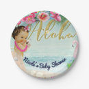 Recherche de beach baby shower assiettes Océan