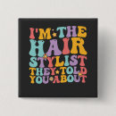 Recherche de coiffeur badges Drôle