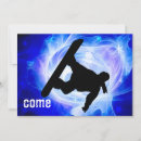 Recherche de tempête de neige invitations Snowboard