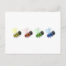 Recherche de abeille heureuse cartes postales Bourdons