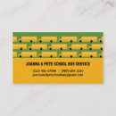 Recherche de autobus scolaire cartes visite Enfants