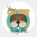 Zoek naar zee otters stickers Cartoon