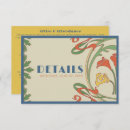 Recherche de artist reception invitations Floral