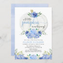Recherche de son aquarelle florale invitations Citrouille