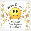 Recherche de visages souriants autocollants Teacher