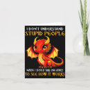 Recherche de dragon mignon vœux cartes Minimaliste