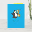Recherche de manchot vœux cartes Pour enfants