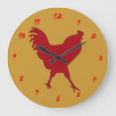 Recherche de coq rouge horloges Poulet