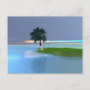 Recherche de île tropicale cartes postales Été