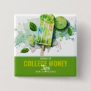 Recherche de crème verte badges Aquarelle