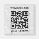 Zoek naar menu magneten Qr code