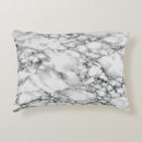 Recherche de black marble coussins White