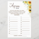 Recherche de the prospectus Bridal shower game