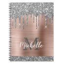 Zoek naar rose gold glitter notitieboeken Modern