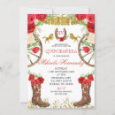 Recherche de western quinceanera invitations Roses rouges