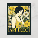 Zoek naar vintage art deco briefkaarten Ontwerp