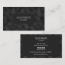 Recherche de monochromatique cartes visite Noir