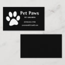 Recherche de toilettage cartes visite Noir