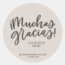 Recherche de mucha autocollants Merci