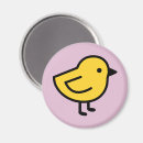 Recherche de poussins de bébé magnets Jaune