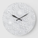 Recherche de flocon de neige horloges Noël