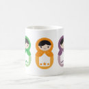Recherche de poupée russe tasses Mignon