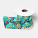 Recherche de jaune et turquoise rubans Abstrait