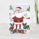 Recherche de boston terrier christmas vœux cartes Vacances