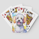 Recherche de caniche jeux de cartes Poker