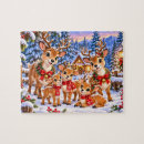 Recherche de renne puzzles Rennes mignons
