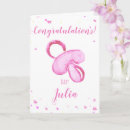 Zoek naar congratulations baby kaarten Girl