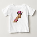 Recherche de girafe bébé tshirts Rose