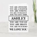 Recherche de guérison vœux cartes Cancer