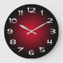 Recherche de rouge noir horloges Cool