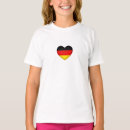 Recherche de drapeau allemand tshirts Coeur