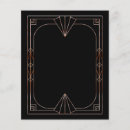 Zoek naar art deco briefpapier Zwart