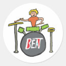 Zoek naar trommels stickers Drumstel