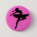 Recherche de silhouette de danse badges Rose