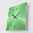 Recherche de arrière plan vert horloges Moderne