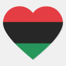 Recherche de drapeau africain autocollants Afro américain